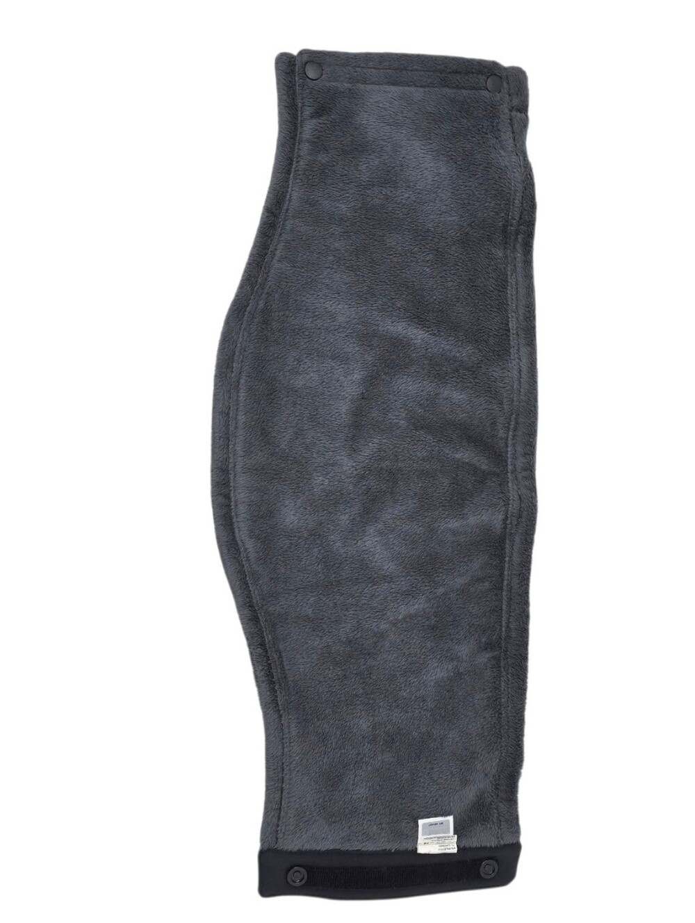 The North Face Fleece Lined Snap Back Heavy Neck Face Gaiter One Size Black Gray - Picture 6 of 9